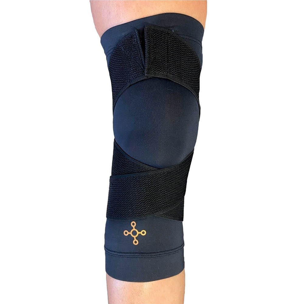 Tommie Copper 2 Pack Core Compression Knee Sleeve Adjustable Black 3X Large‎